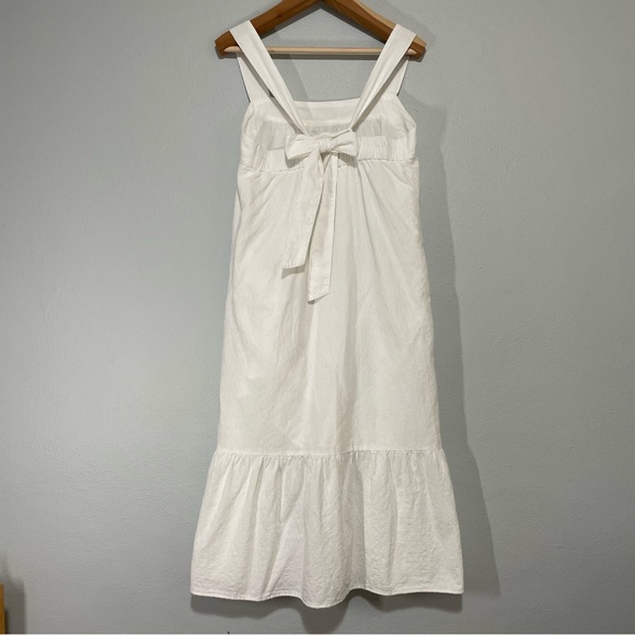 carve designs rayne dress Carve Designs | Dresses | Carve Designs Rayne White Midi Tie Back Dress  Flowy Coastal Xs